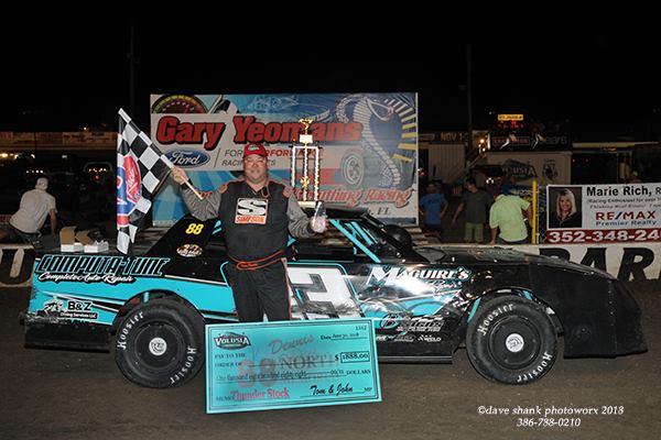 Jamie Carter wins Modified race in a thriller as Durden bests Thunder field for Dennis North Win!